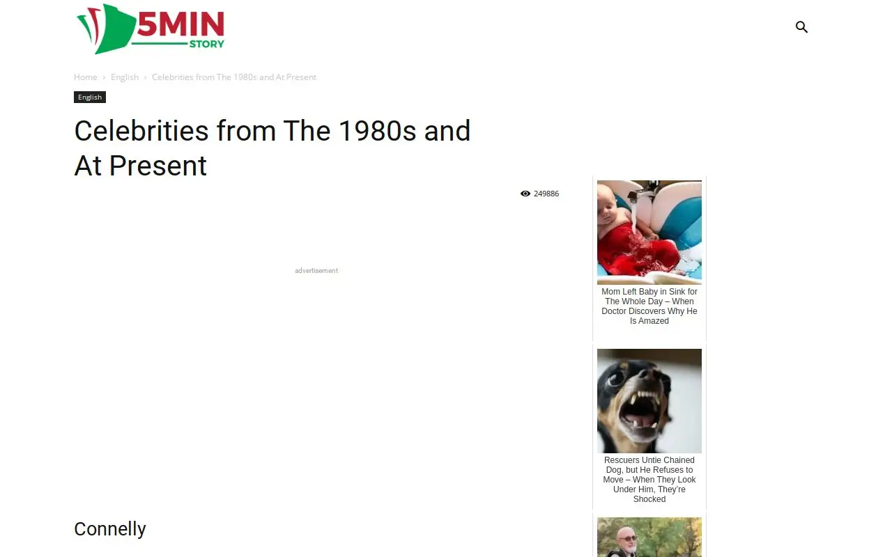 Landing page screenshot
