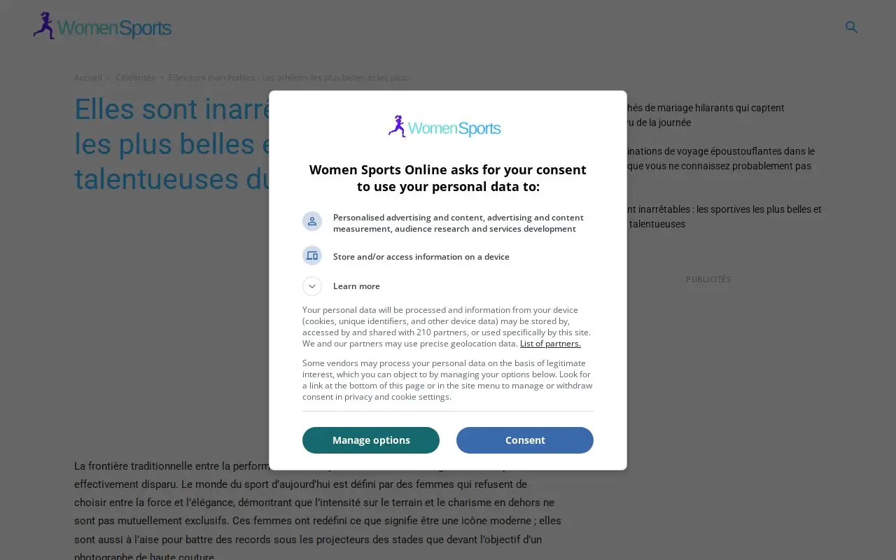 Landing page screenshot