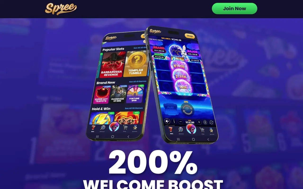 Landing page screenshot