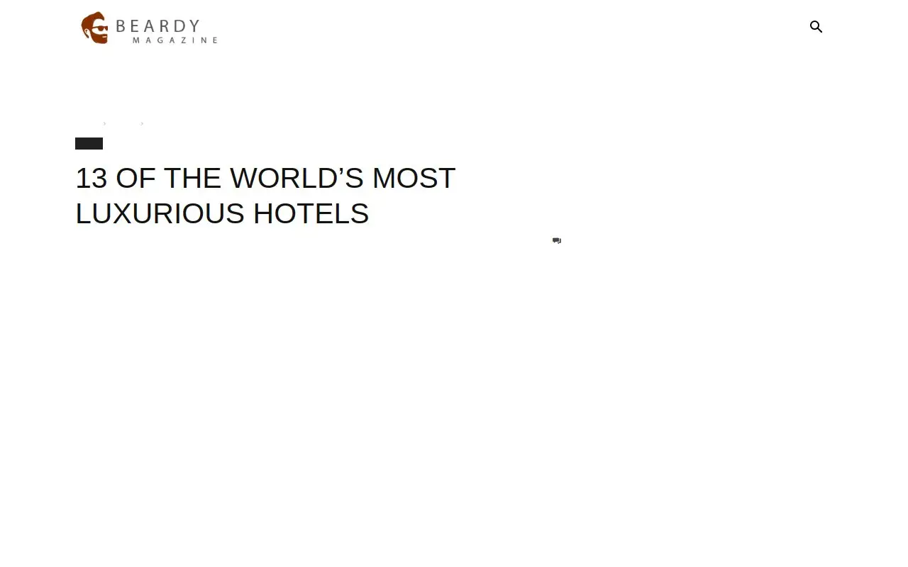 Landing page screenshot