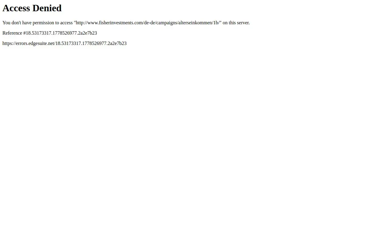 Landing page screenshot