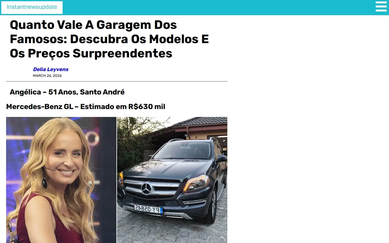 Landing page screenshot