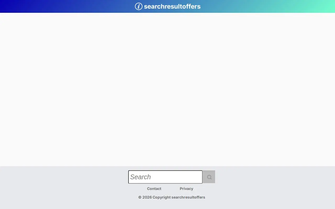 Landing page screenshot